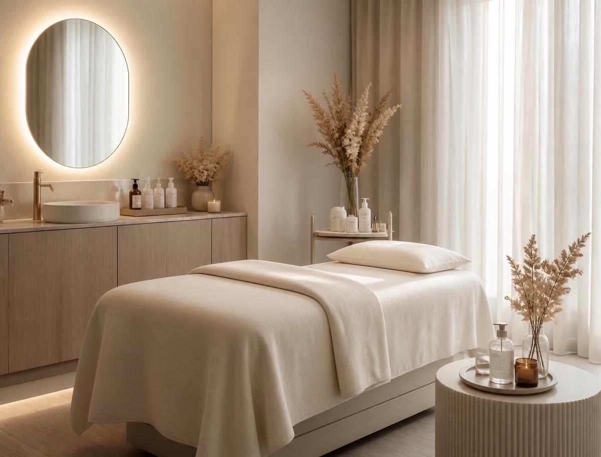 Glow & Co klinikkens behandlingsrum